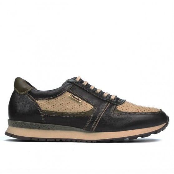 Herren-Sportschuhe 833 Kaffee kombiniert