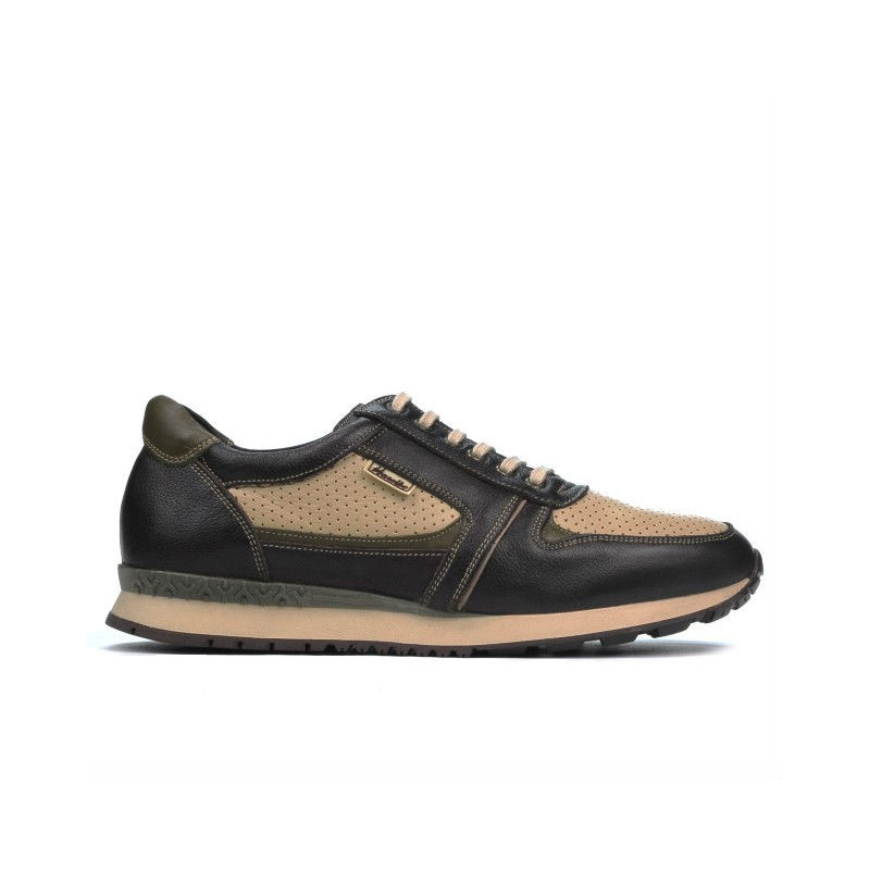 Herren-Sportschuhe 833 Kaffee kombiniert