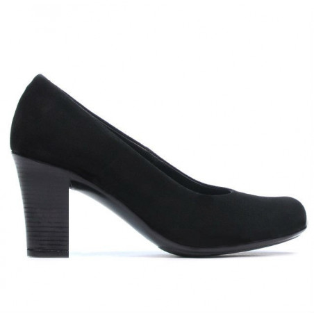 Damen Freizeitschuhe / elegante Schuhe 643 schwarz Velours