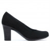 Damen Freizeitschuhe / elegante Schuhe 643 schwarz Velours