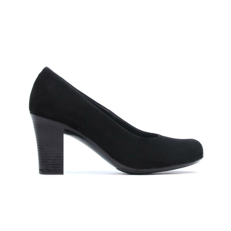 Damen Freizeitschuhe / elegante Schuhe 643 schwarz Velours