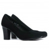 Damen Freizeitschuhe / elegante Schuhe 643 schwarz Velours