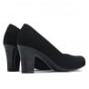 Damen Freizeitschuhe / elegante Schuhe 643 schwarz Velours