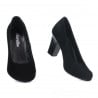 Damen Freizeitschuhe / elegante Schuhe 643 schwarz Velours