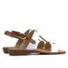 Damensandalen 5048 weiß kombiniert
