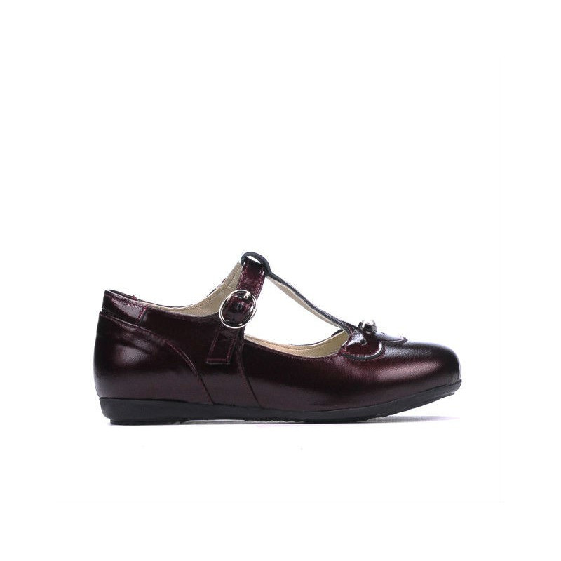 Kleinkinder Schuhe 63c Lackweinrot