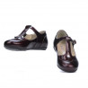 Kleinkinder Schuhe 63c Lackweinrot