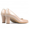 Elegante Damenschuhe 1209 Lack Elfenbein