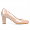 Elegante Damenschuhe 1209 Lack Elfenbein
