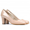 Elegante Damenschuhe 1209 Lack Elfenbein