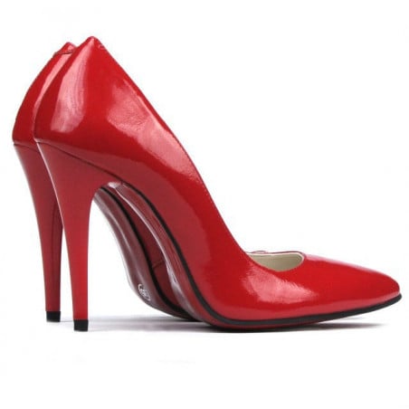 Elegante Damenschuhe 1241 Lackrot