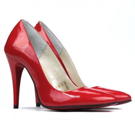 Elegante Damenschuhe 1241 Lackrot