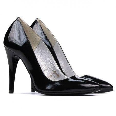 Elegante Damenschuhe 1241 schwarzer Lack
