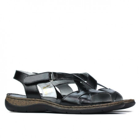 Damensandalen 5047 schwarz