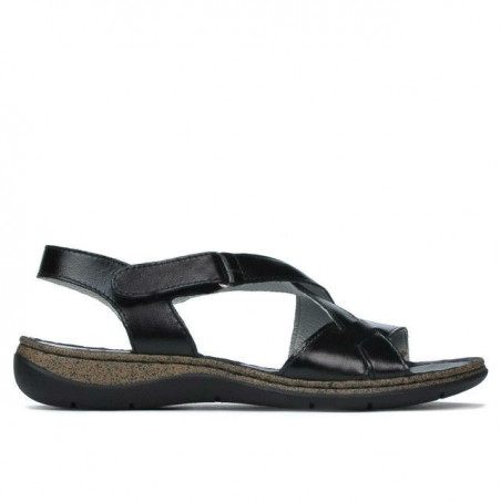 Damensandalen 5047 schwarz