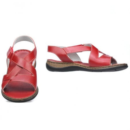 Damen-Sandalen 5047 rot