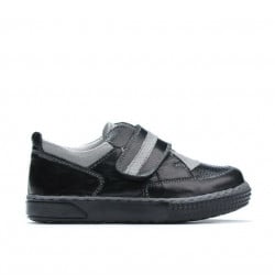 Kleinkinderschuhe 64c schwarz kombiniert