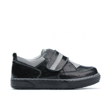 Kleinkinderschuhe 64c schwarz kombiniert