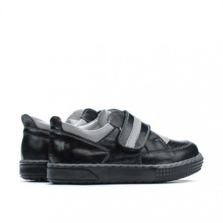 Kleinkinderschuhe 64c schwarz kombiniert