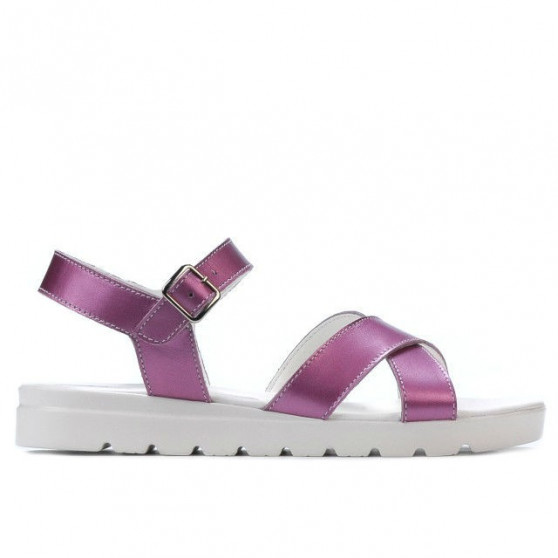 Damen Sandalen 5049 Perlmutt Rosa Damen Sandalen 5049 Perlmutt Rosa