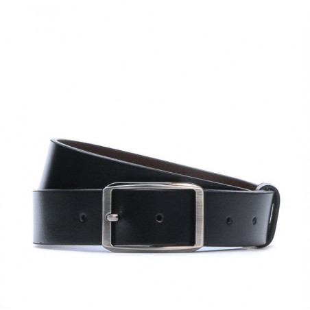 Herrengürtel 09b zweifarbig schwarz+braun