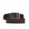 Herrengürtel 09b zweifarbig schwarz+braun