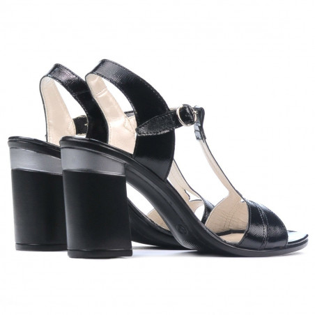 Damensandalen 5055 Lack Schwarz