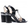 Damensandalen 5055 Lack Schwarz