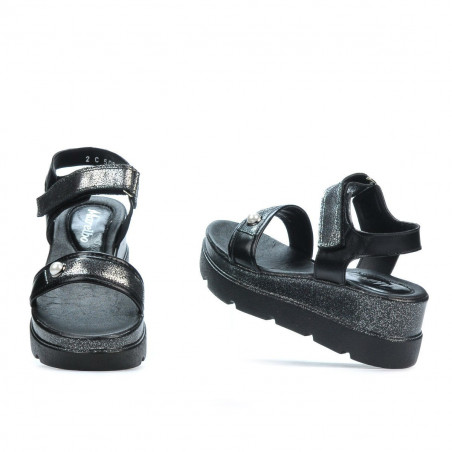 Damen Sandalen 5051 schwarz kombiniert