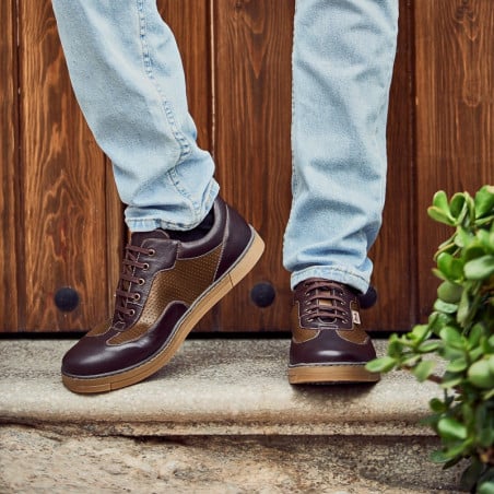 Herren Sportschuhe 886 Kaffee kombiniert lifestyle