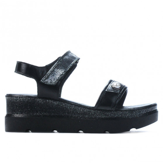 Damen Sandalen 5051 schwarz kombiniert Damen Sandalen 5051 schwarz kombiniert