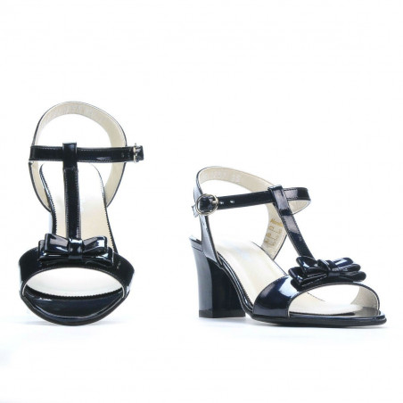 Damen Sandalen 1257 Lack Indigo Perlmutt