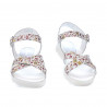Damen Sandalen 5049 floral multicolor
