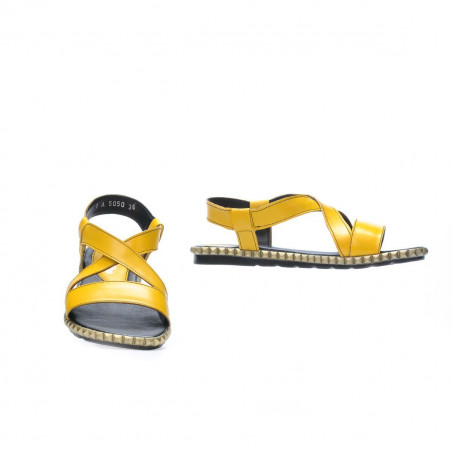 Damen Sandalen 5050 Gelb