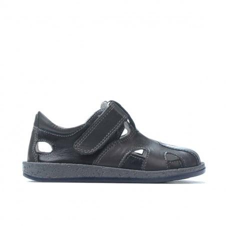 Kleinkindschuhe 07-1c indigo+grau