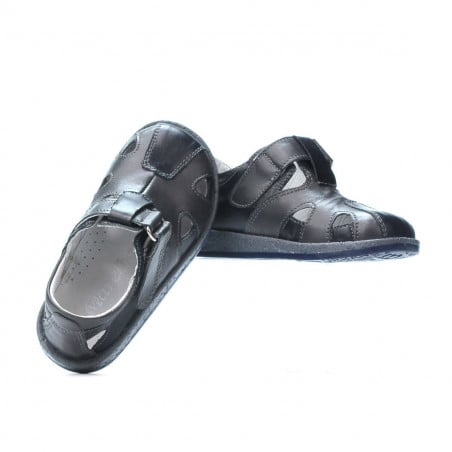 Kleinkindschuhe 07-1c indigo+grau