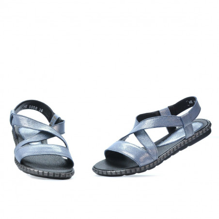 Damensandalen 5050 Blau Argento