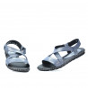 Damensandalen 5050 Blau Argento