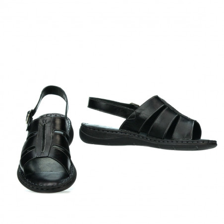 Damensandalen 5043 schwarz