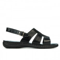 Damensandalen 5043 schwarz