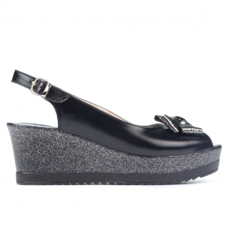 Damensandalen 5053 schwarz