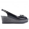 Damensandalen 5053 schwarz
