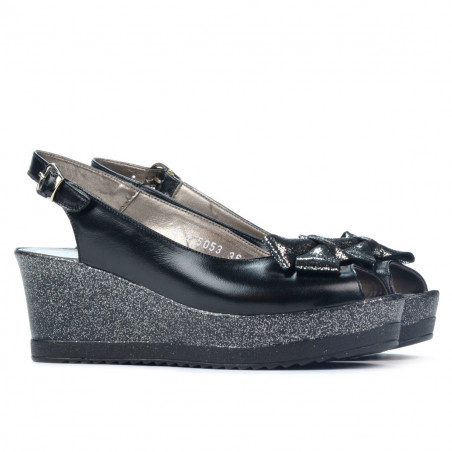 Damensandalen 5053 schwarz