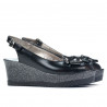 Damensandalen 5053 schwarz