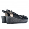 Damensandalen 5053 schwarz