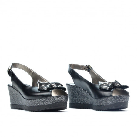 Damensandalen 5053 schwarz