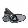 Damen Freizeitschuhe 699 Schwarzlack kombiniert