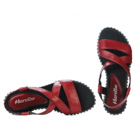 Damensandalen 5050 rot
