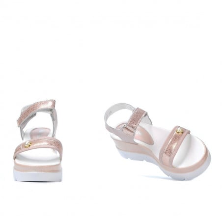 Damen Sandalen 5051 Puder Perlmutt kombiniert