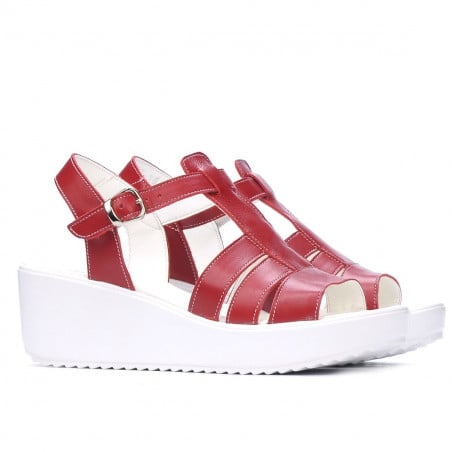 Damensandalen 5023 rot